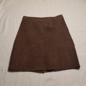 Axcess, a Liz Claiborne Company Petite Suede Skirt